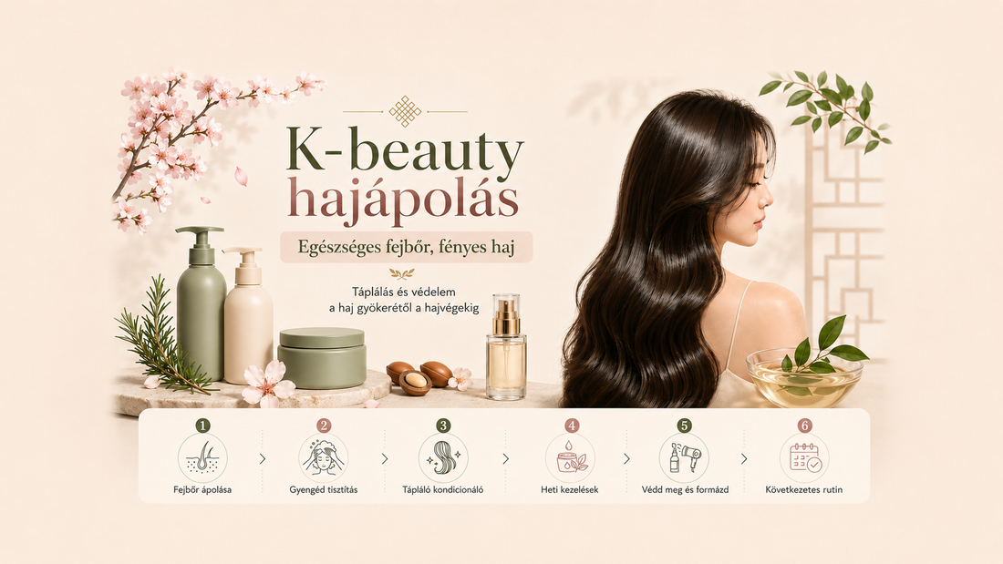 K-Beauty termékek az egészséges fejbőrhöz és fényes hajhoz