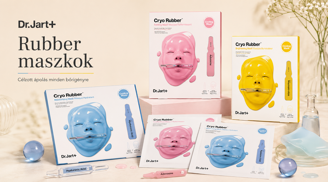 Dr.Jart+, Cryo Rubber arcmaszkok: célzott koreai bőrápolás a hidratáltabb, nyugodtabb bőrért