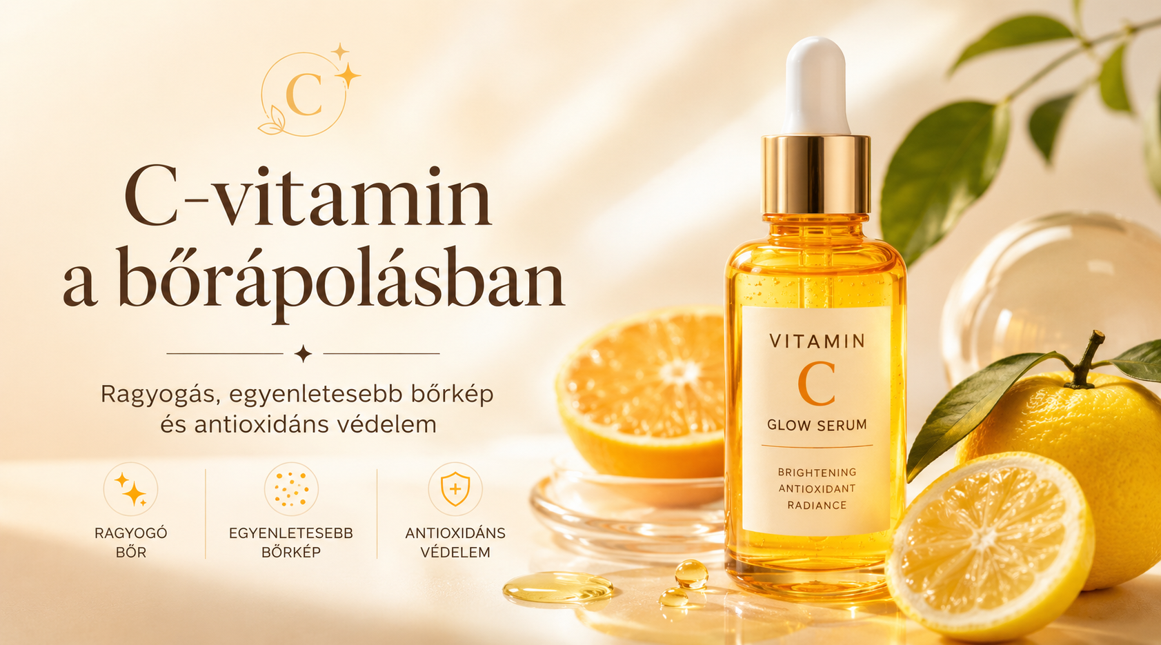 C-vitamin alkalmazása a bőrápolásban