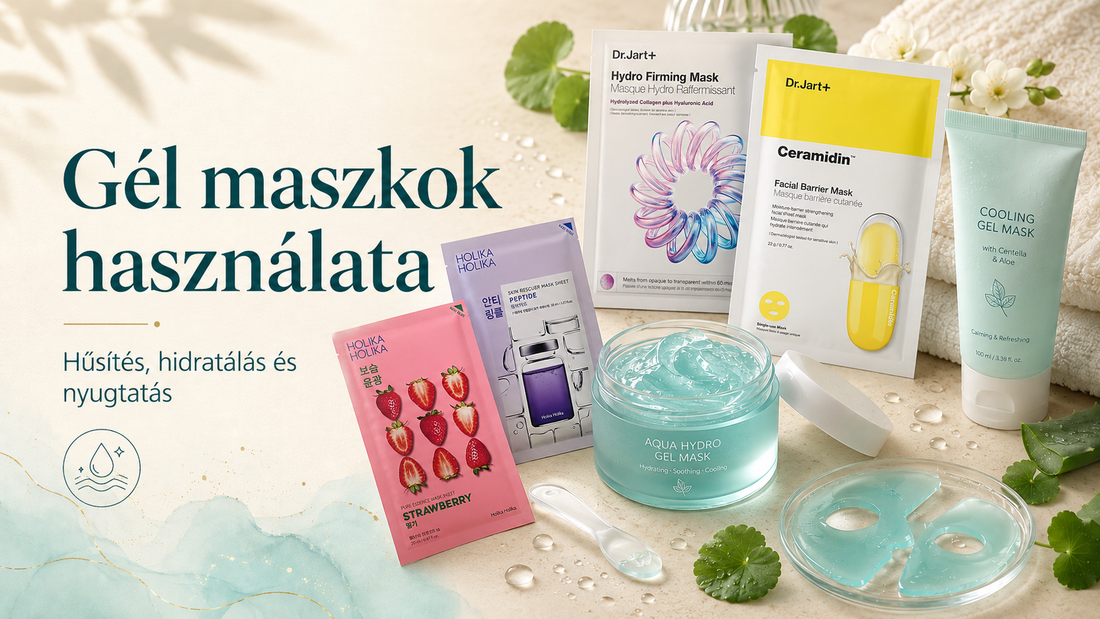 Gél maszkok használata: hűsítés, hidratálás és nyugtatás egy lépésben