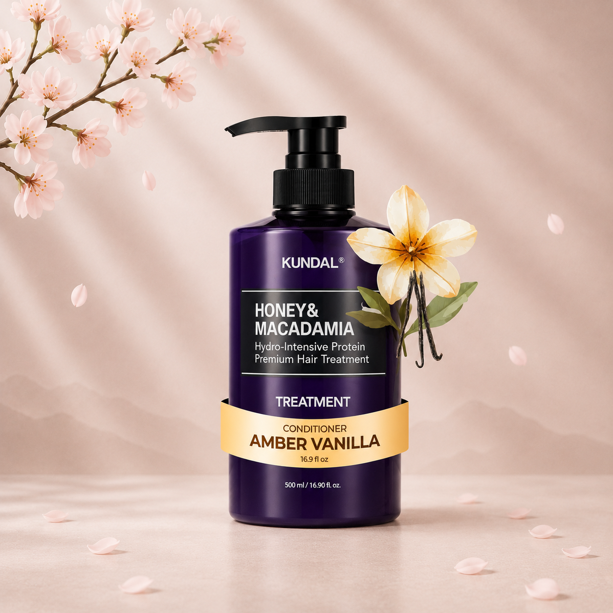 Kundal Honey & Macadamia Treatment Amber Vanilla
