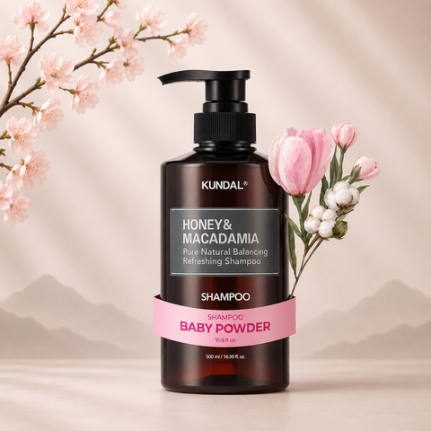 Kundal Honey & Macadamia Baby Powder sampon – koreai sampon termékfotó