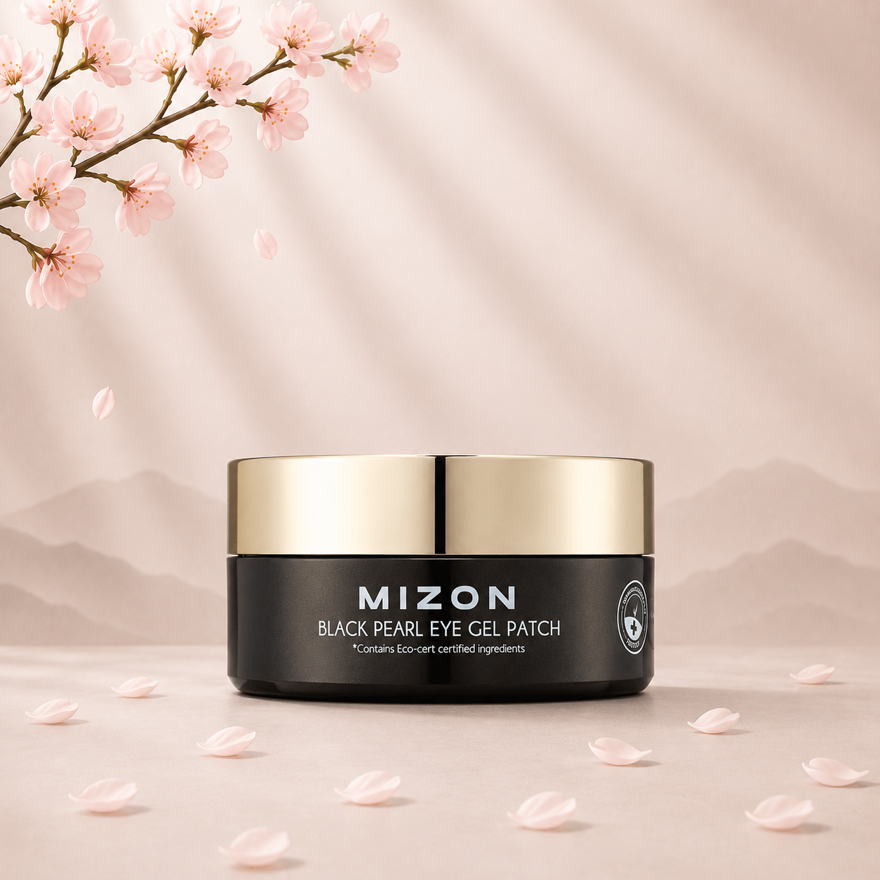 Mizon Black Pearl Gel Eye Patch - Hidrogél tapaszok fekete gyöngy kivonatával