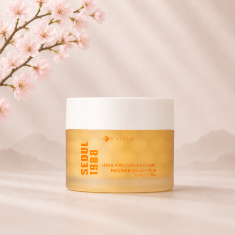 K-secret Seoul 1988 Capsule Cream: Niacinamide 5% + Yuja, 50 ml - kapszulás krém – koreai arcápoló termékfotó