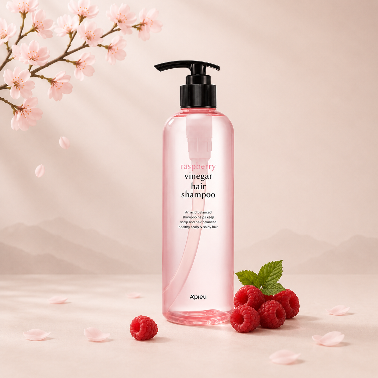 Apieu Raspberry Vinegar Hair Shampoo - Málnaecetes sampon