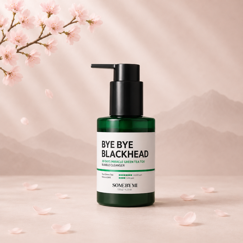 Some By Mi  Bye Bye Blackhead Miracle Green Tea Tox Bubble Cleanser - tisztító