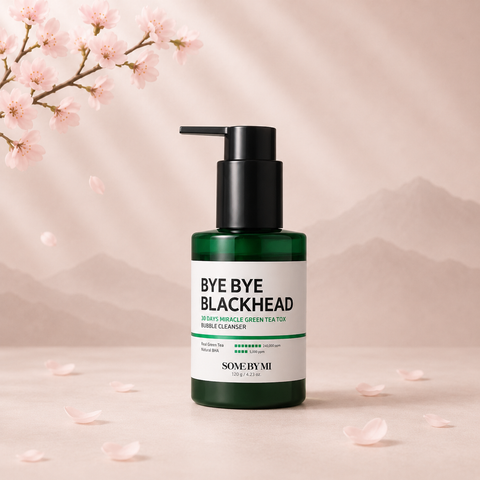 Some By Mi  Bye Bye Blackhead Miracle Green Tea Tox Bubble Cleanser - tisztító – koreai arcápoló termékfotó