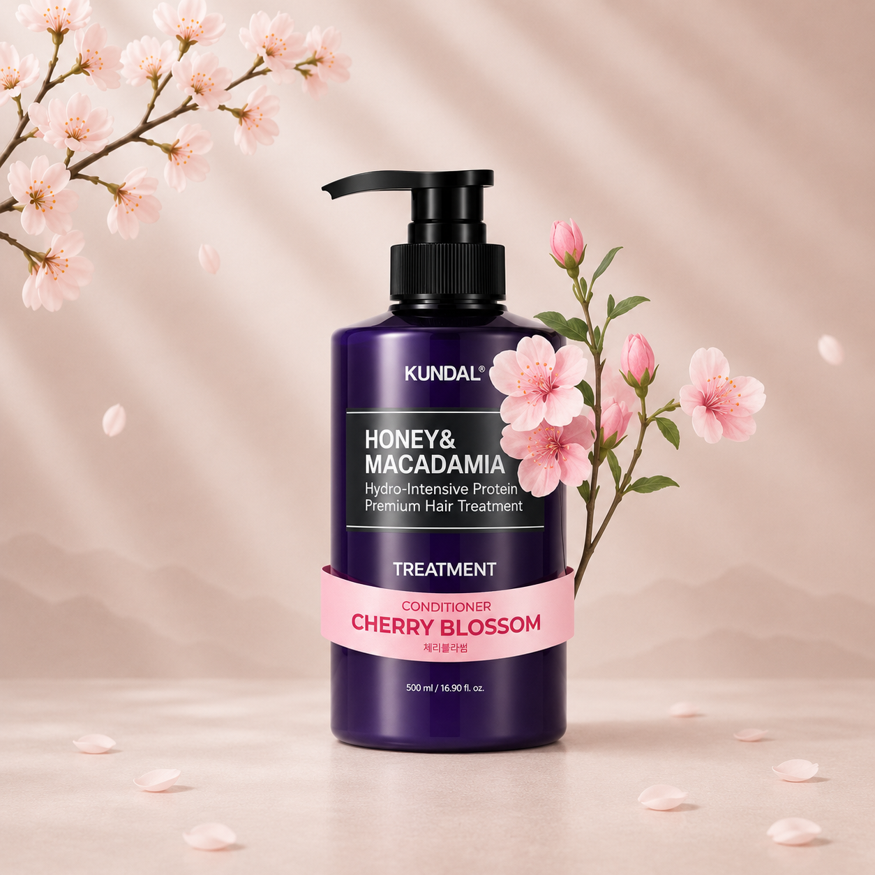 Kundal Honey & Macadamia Treatment Cherry Blossom - Cseresznyevirág Hajkondicionáló