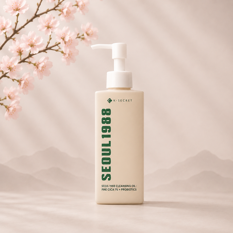 K-secret Seoul 1988 Tisztító olaj: Pine Cica 1% + Probiotikummal, 200ml – koreai arcápoló termékfotó