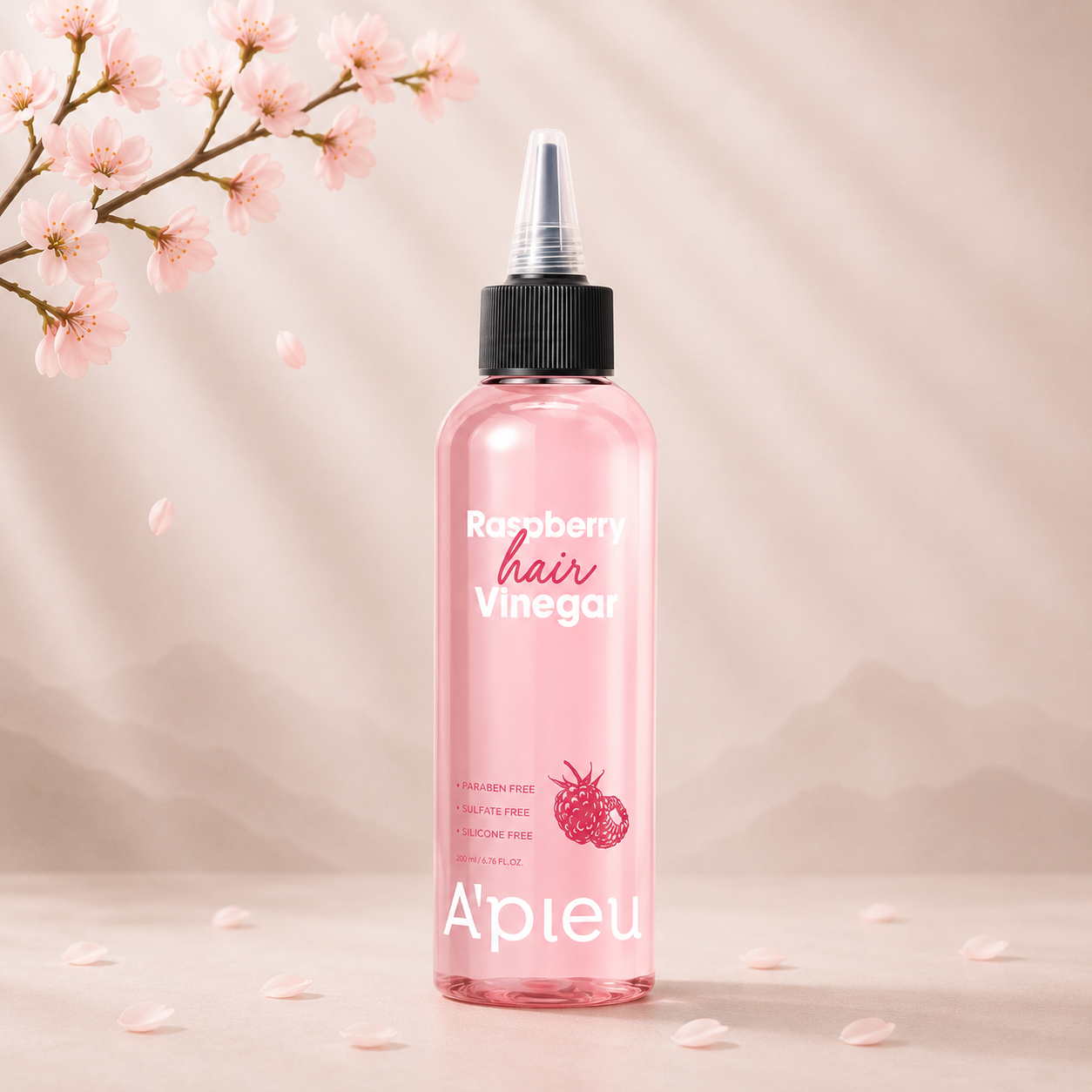 A'pieu Raspberry Hair Vinegar - Málnaecetes Hajápoló