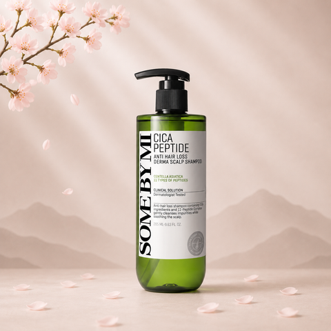 Some By Mi Cica Peptide Anti Hair Loss Derma Scalp Shampoo - Hajhullás Elleni Fejbőr Ápoló Sampon – koreai sampon termékfotó