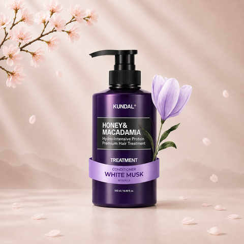 Kundal Honey & Macadamia Treatment White Musk – koreai hajbalzsam termékfotó