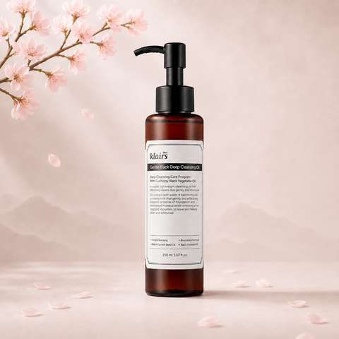Klairs Gentle Black Deep Cleansing Oil - Hidrofil olaj arcra – koreai arcápoló termékfotó