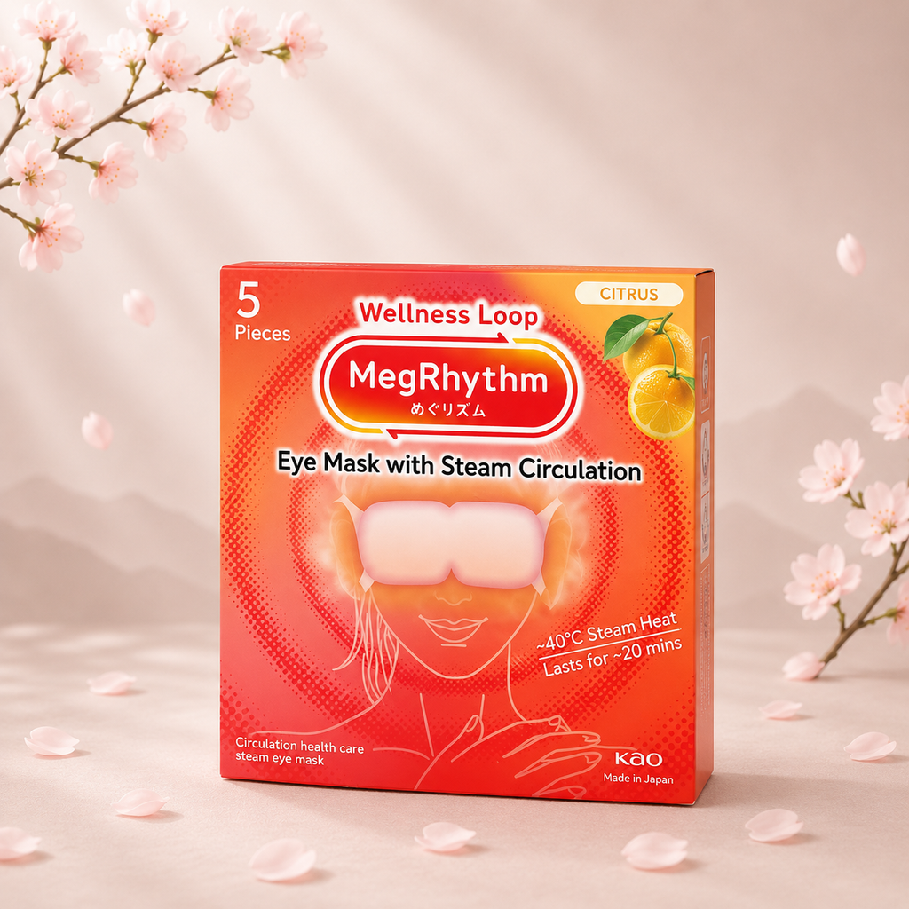 Kao MegRhythm Steam Eye Mask Citrus, 5 db . szemmaszk citrusos