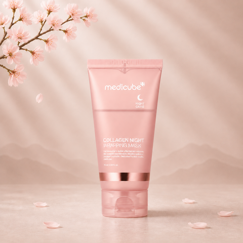 MEDICUBE Collagen Night Wrapping Mask - Feszesítő Éjszakai Maszk – koreai maszk termékfotó