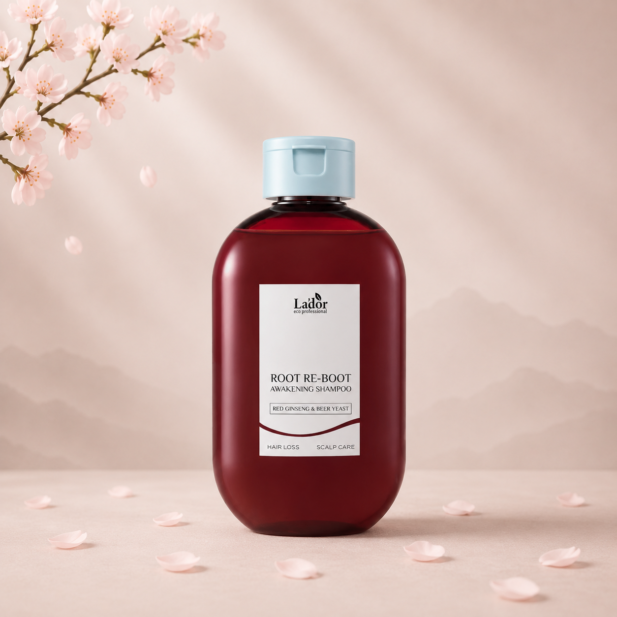 Lador Root Re-Boot Awakening Shampoo (Red Ginseng & Beer Yeast) - Hajnövekedést Serkentő Sampon
