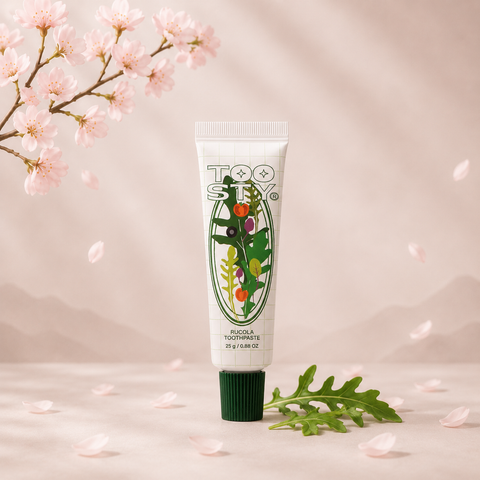 Toosty Rucola Fogkrém 25g - utazó méret – koreai fogkrém termékfotó