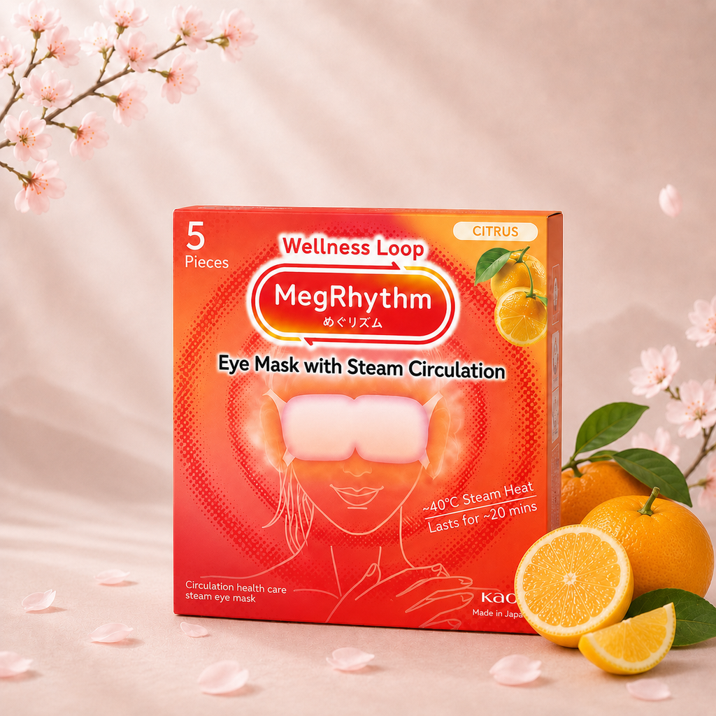 Kao MegRhythm Steam Eye Mask, 5 db . szemmaszk citrusos