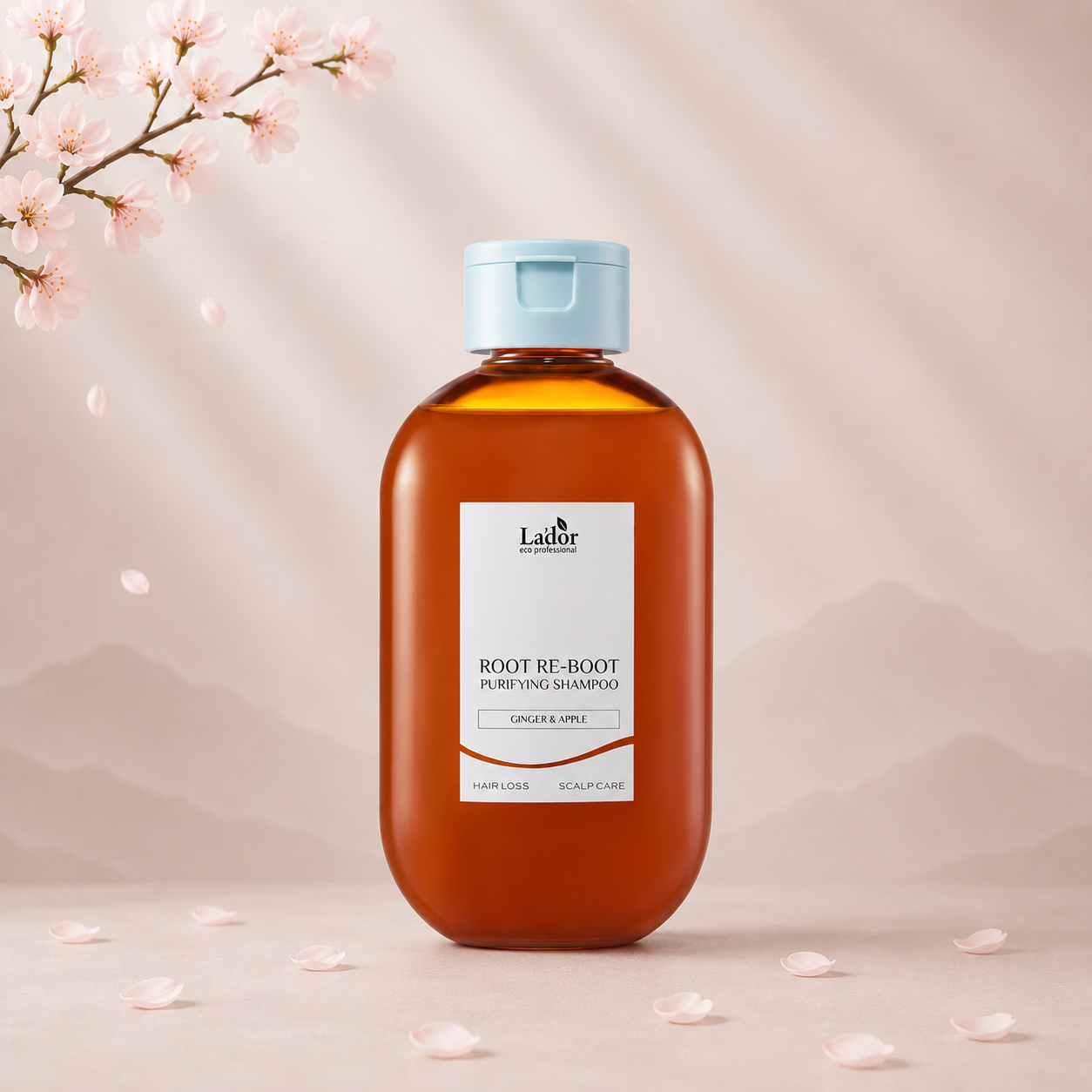 Lador Root Re-Boot Purifying Shampoo (Ginger & Apple) - Hajhullás elleni sampon érzékeny bőrre