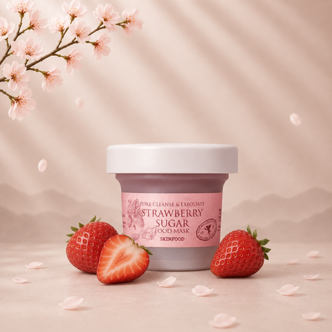 Skinfood Strawberry Sugar Food Mask - Hámlasztó maszk – koreai maszk termékfotó